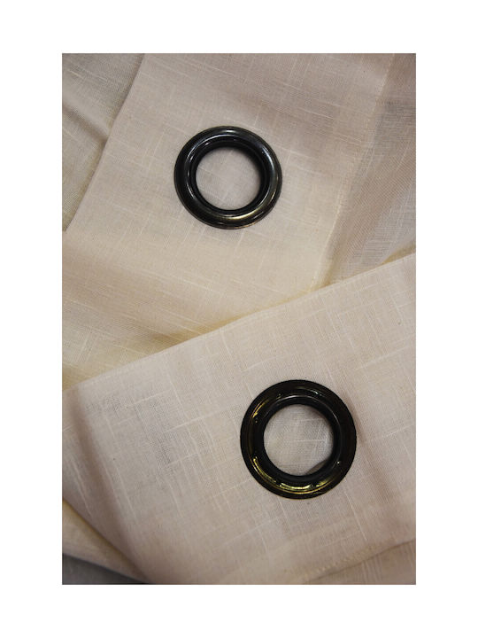 Decotelia Vorhang mit Grommets Ecru 170x253cm