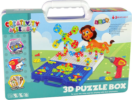 Plastic Construction Toy 3D Dinosaurs for Children 3+ years+ Years