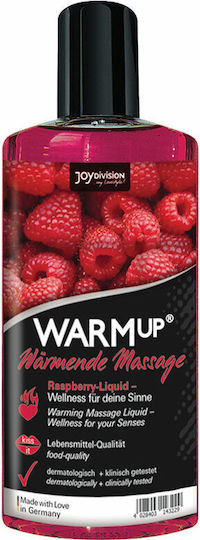 JoyDivision WARMup Massage Oil with Scent Raspberry 150ml