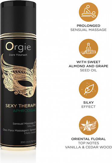 Orgie Sexy Therapy Масажно олио с аромат Афродизиак 200мл