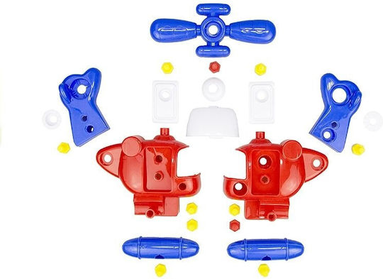 Lean Toys Kunststoff-Bauspielzeug Helicopter für Kinder ab 3+ Jahre alt Jahren