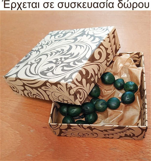 Aromatice Perle de îngrijorare cu 22 mărgele din Nucșoară Verde