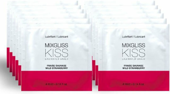 Mixgliss Kiss Water Based Lubricant Schmiermittel Walderdbeere 4ml