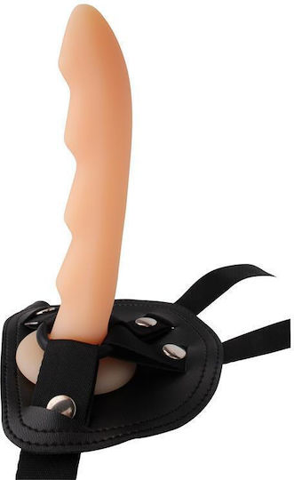 Chisa Novelties Cavelier Strap-On Harness με Dildo 16.5cm στο χρώμα του δέρματος