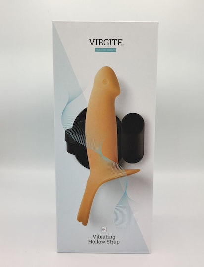 Virgite Harness with Dildo 16.6cm in skin color