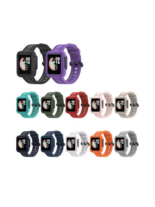 Solid Color Watch Λουράκι Σιλικόνης Ροζ (Redmi Watch 2 Lite)