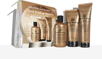 Bumble and Bumble Hair Care Set Bond-building Wonders with Conditioner / Styling Cream / Toiletry Bag / Shampoo