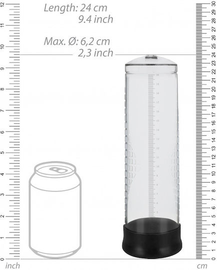 Shots Extreme Rechargeable Auto Pump Τρόμπα Πέους Διάφανη