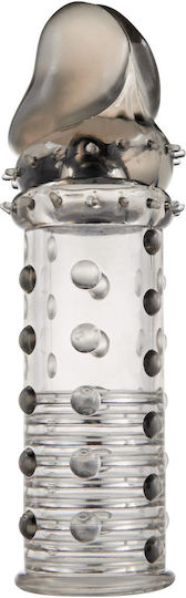 ToyJoy Power Stud Sleeve Προέκταση Πέους Grey 16cm