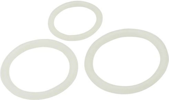 Toyz4lovers Timeless Silicone Cock Rings Set Rings Cock Silicone Transparent 3pcs