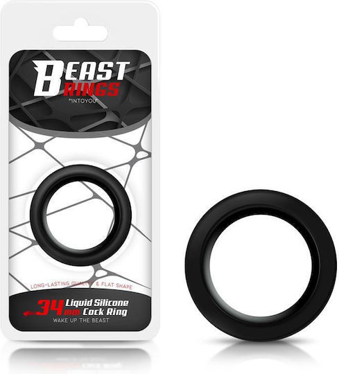 IntoYou Cock Ring Cock Silicon Negru