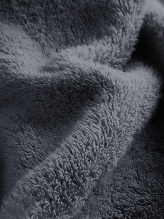 Isadore Lorraine Bath Towel Set 3pcs Royal Gray Weight 600gr/m²