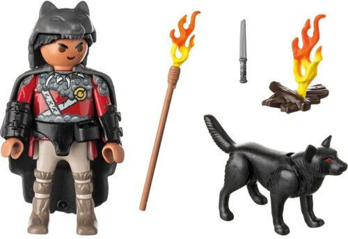 Playmobil Besonderes Plus Krieger mit Wolf für 4-10 Jahre