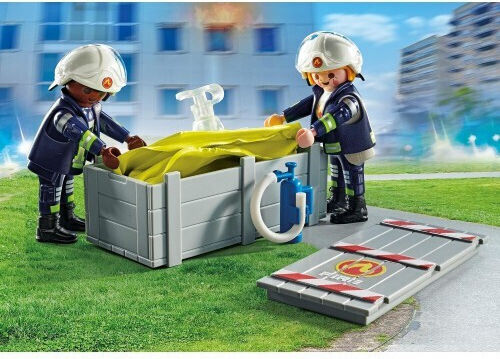 Playmobil Action Heroes Firefighters With Rescue Mat for 4-10 years old