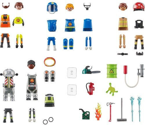 Playmobil Екшън герои Пожарна операция за 5-10 години