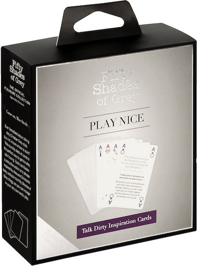 Fifty Shades of Grey Card Game Play Nice Talk Dirty Ερωτικό Παιχνίδι Καρτών