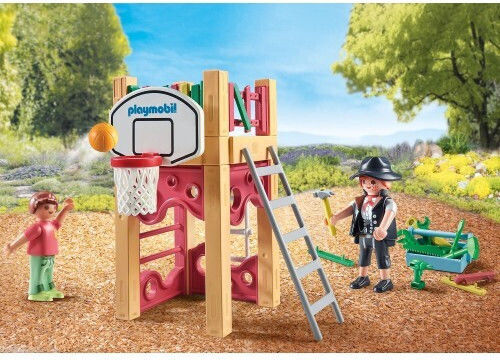 Playmobil Моят живот Ремонтни дейности на детска площадка за 4-10 години