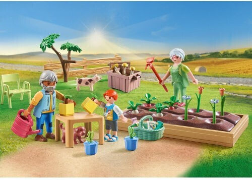 Playmobil Land Opa und Omas Gemüsegarten für 4-10 Jahre