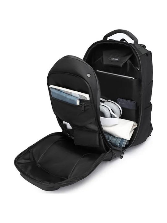 Ozuko Backpack Αδιάβροχο Μαύρο
