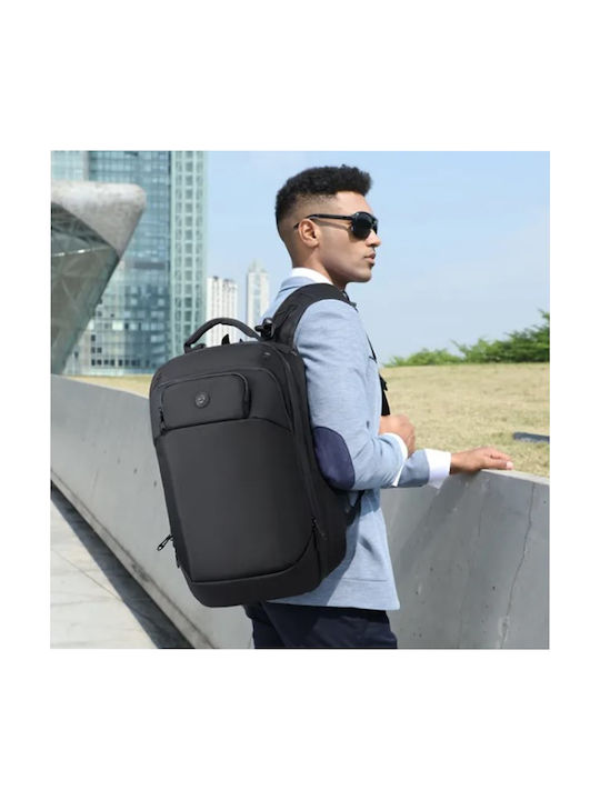 Ozuko Backpack Αδιάβροχο Μαύρο