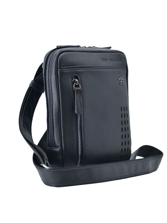 Leather Men's Bag Shoulder / Crossbody Black