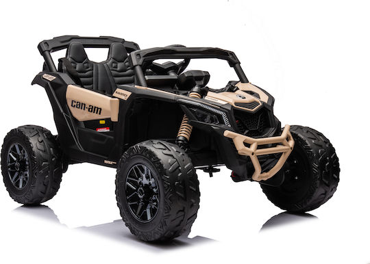 Can Am Maverick Buggy Μονοθέσιο με Τηλεκοντρόλ Licensed 24 Volt Μπεζ