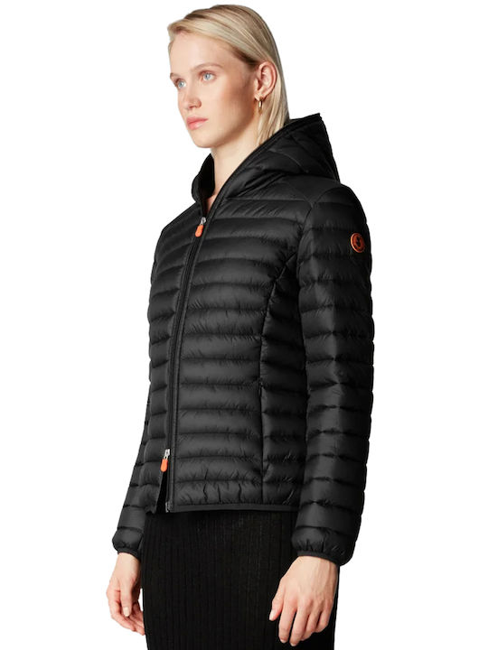 Save The Duck 'daisy' Women's Short Puffer Jacket for Winter Black (10000/BLACK)