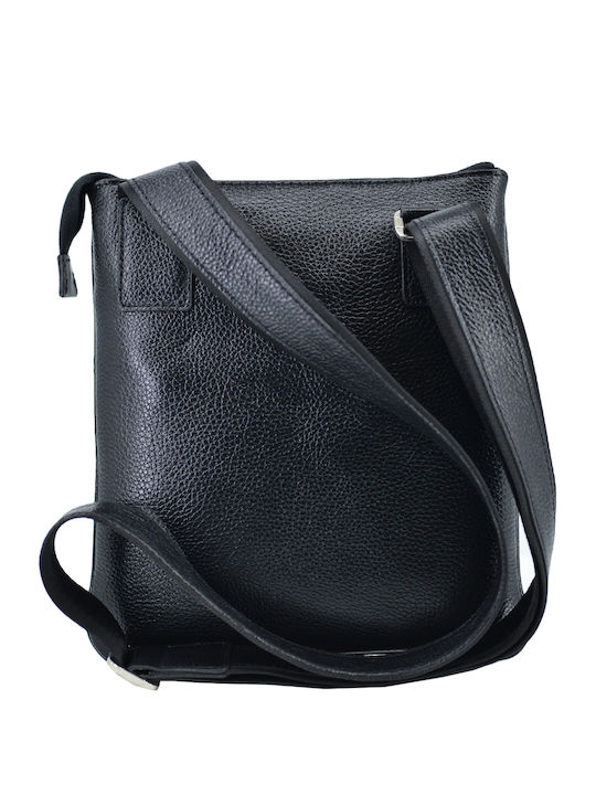 Leather Men's Bag Shoulder / Crossbody Black