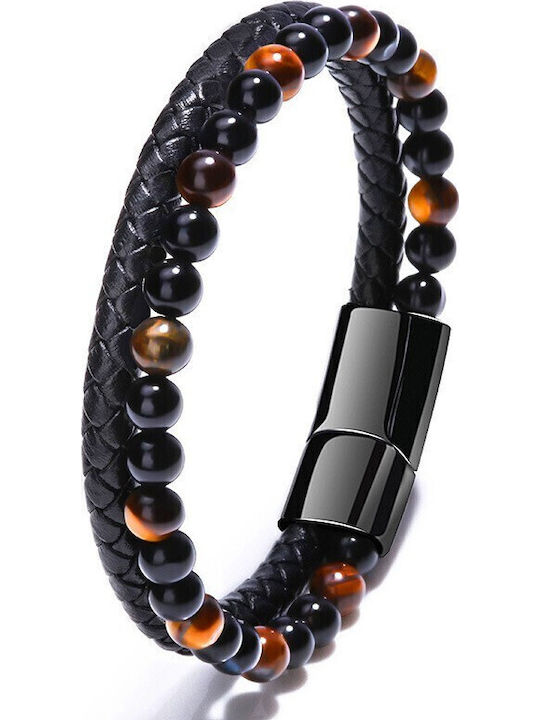 Leather 55 Men's Bracelet made of Leather