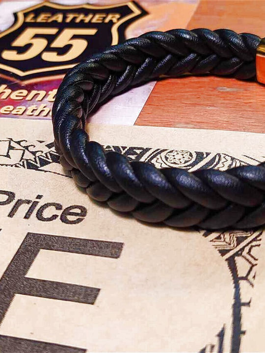 Leather 55 Men's Bracelet made of Leather