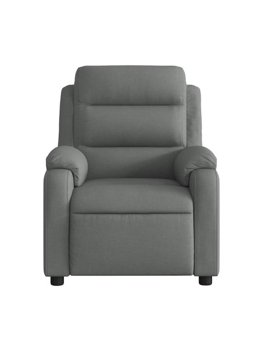 Πολυθρόνα Relax Massage με Υποπόδιο Γκρι 75x92.5x100cm