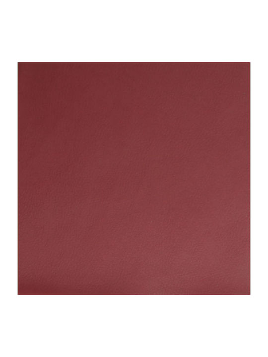 Relax Armchair with Footstool from Leatherette Bordeaux 77x95x99cm