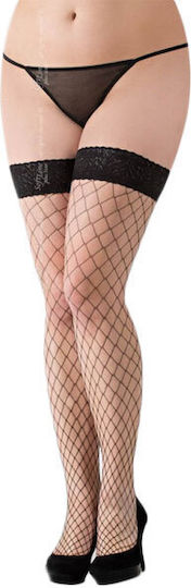 Softline 5520 Fishnet Stockings with Stretch Lace Top