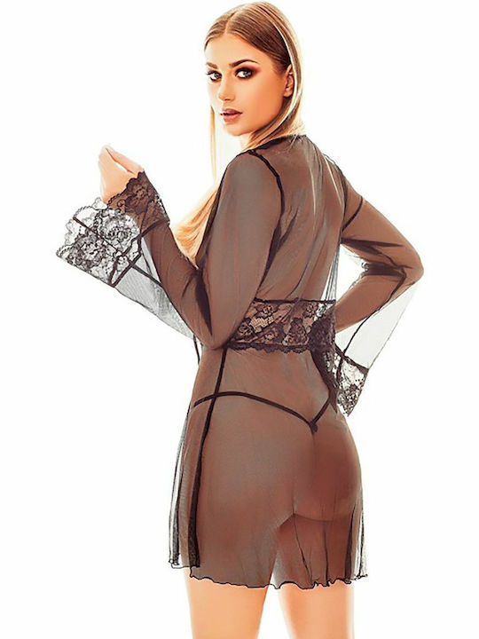 Anais Apparel Pentru Femei Halat Neagră Maxine