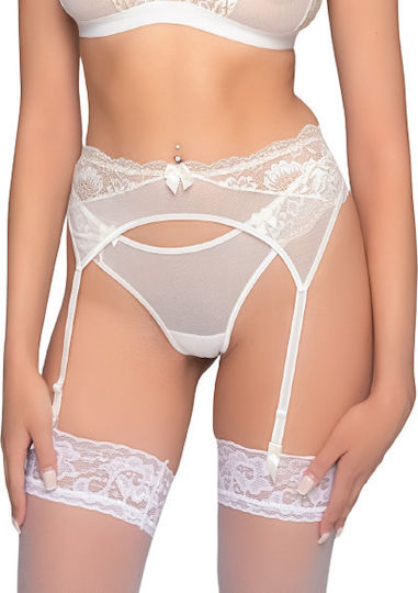 Milena by Paris Ζαρτιέρες με Δαντέλα Ιβουάρ