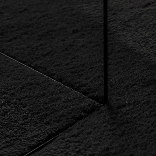 vidaXL Huarte Αντιολισθητικό Χαλί Ορθογώνιο Μαύρο 120x170cm