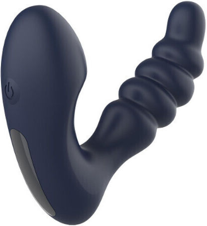 Dream Toys Anal Plug with Vibration Blue