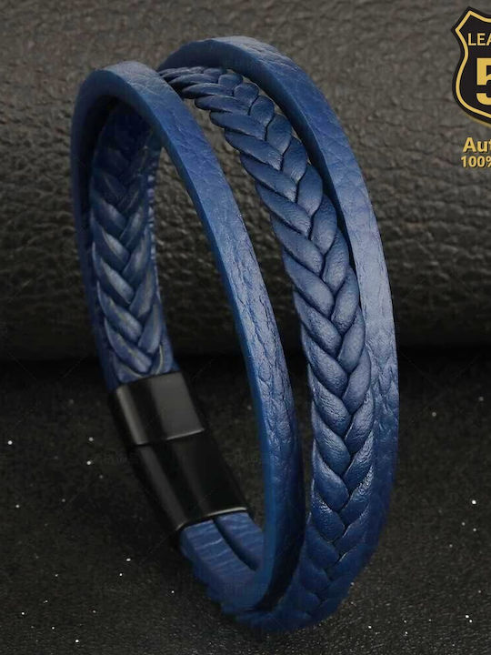 Leather 55 Ανδρικό Βραχιόλι Δερμάτινο Leather 55 Ανδρικό Βραχιόλι Δερμάτινο