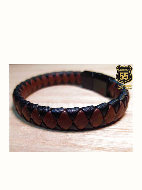 Leather 55 Men's Bracelet made of Leather