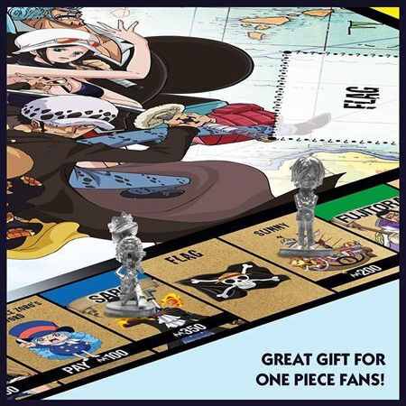 Επιτραπέζιο Παιχνίδι Monopoly One Piece για 2-4 Παίκτες 8+ Ετών (EN) Winning Moves