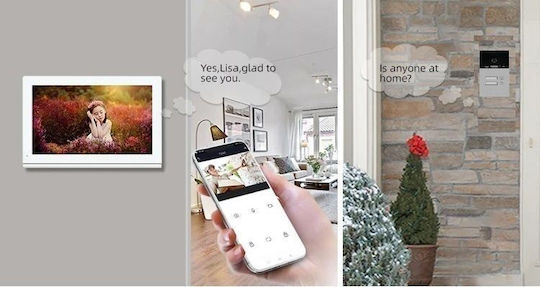 Joytimer Wireless Video Intercom Set Wi-Fi 66730W 642532S White