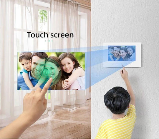 Joytimer Wireless Video Intercom Set Wi-Fi Black