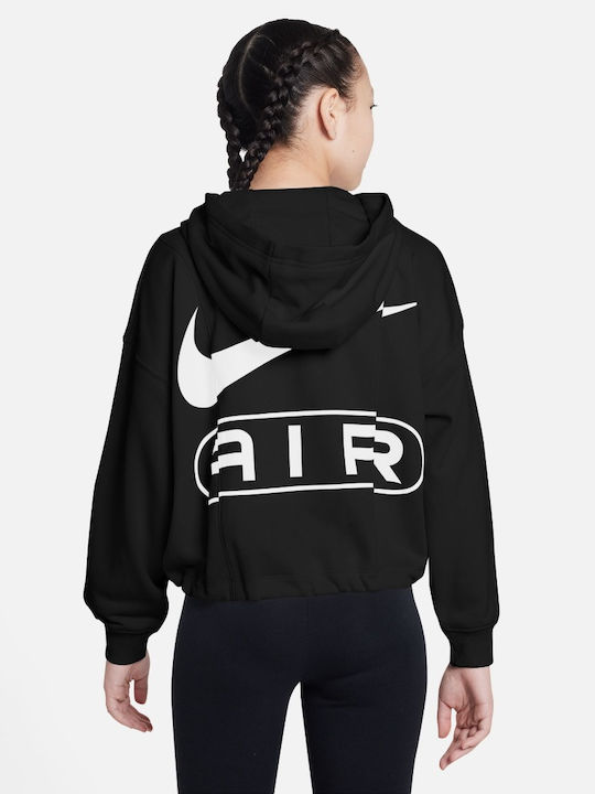 Nike Cardigan pentru copii Cardigan pentru copii cu glugă Negru Nsw Air