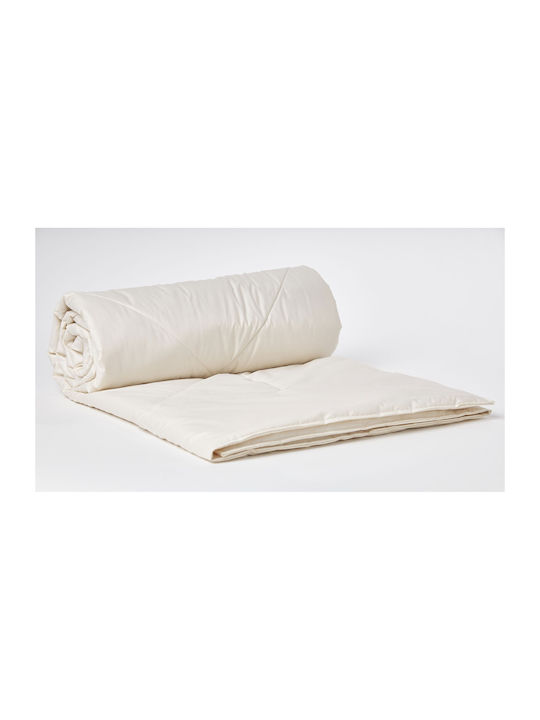 Valeria Home Pătură Single cu Umplere din Amestec de In și Mătase 160x240 cm Flaxilk 200 GSM