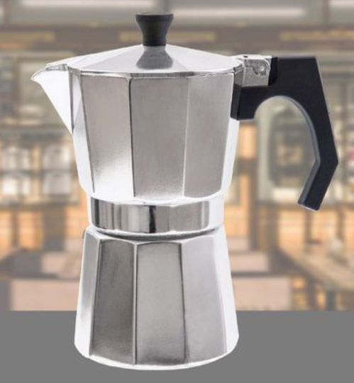 Hoomei Espressokocher Für Den Herd 6 Tassen Silber