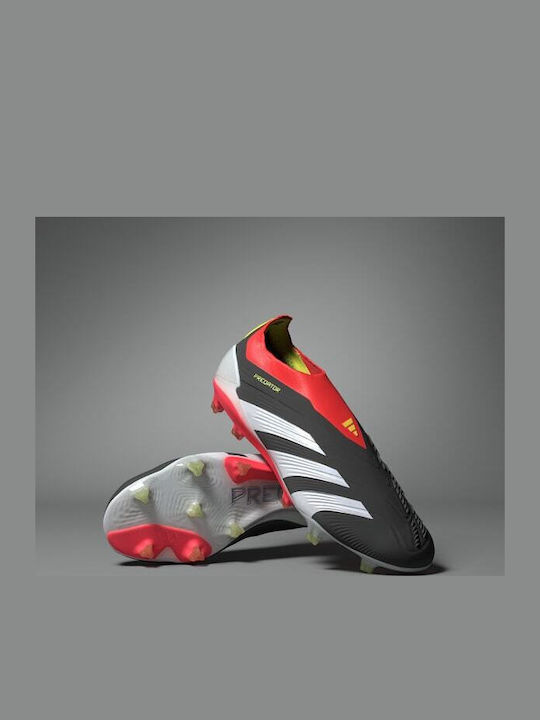 adidas Predator Elite Football Shoes with Cleats Core Black / Cloud White / Solar Red