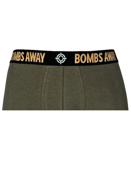 Men's Boxer Army Surplus Bombs Away Color: Army Green Camo