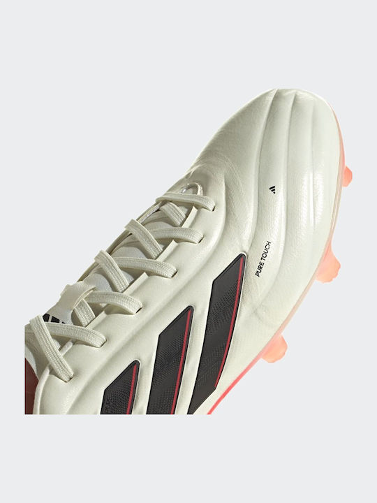 adidas Copa Pure.2 Pro Fußballschuhe mit Stollen Ivory / Core Black / Solar Red