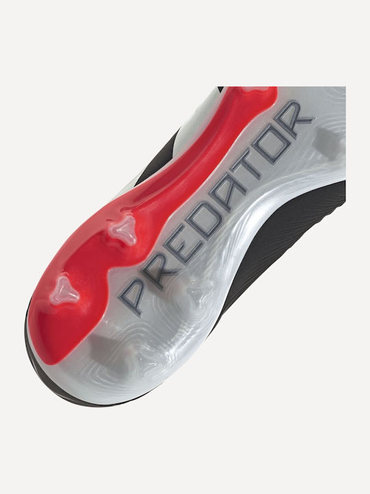 adidas Predator Pro Football Shoes with Cleats Core Black / Cloud White / Solar Red
