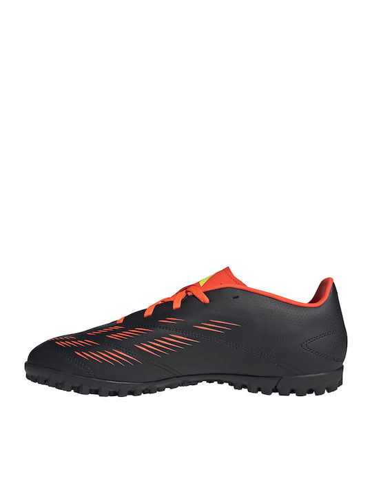 adidas Predator Club Football Shoes with Molded Cleats Core Black / Cloud White / Solar Red